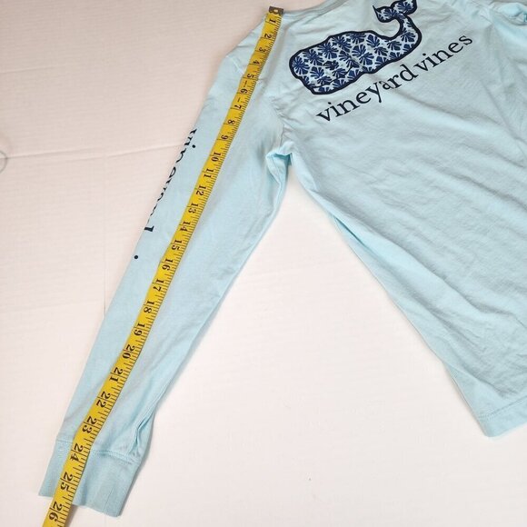 Vineyard Vines size M 12-14 long sleeve blue t shirt - Picture 8 of 9